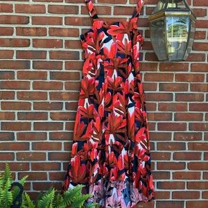 Who What Wear Low Floral Dress